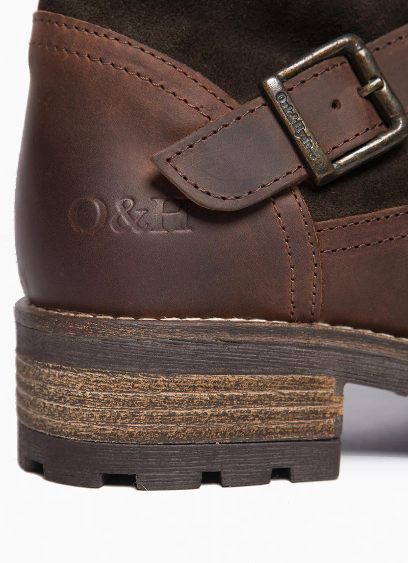 Botte haute Bridge Cesar en daim