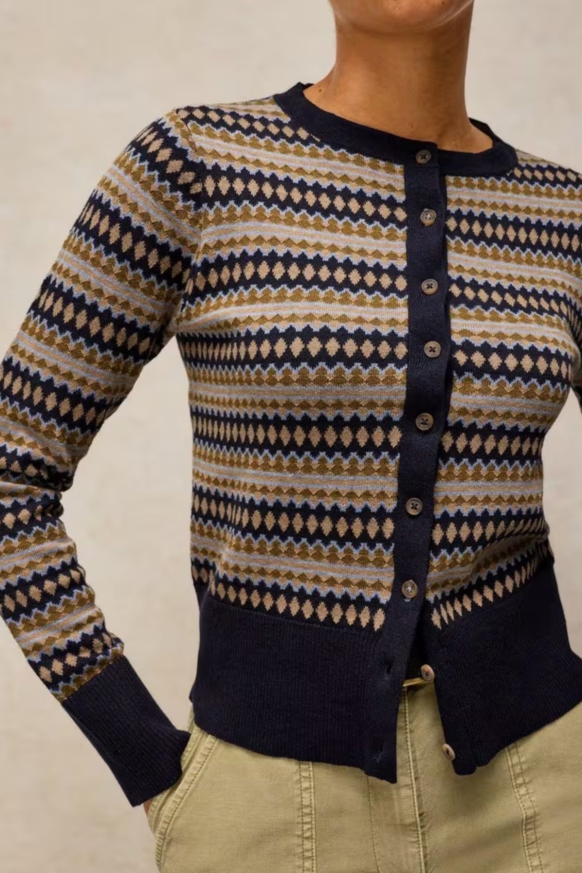 Lois Fairisle Cardigan