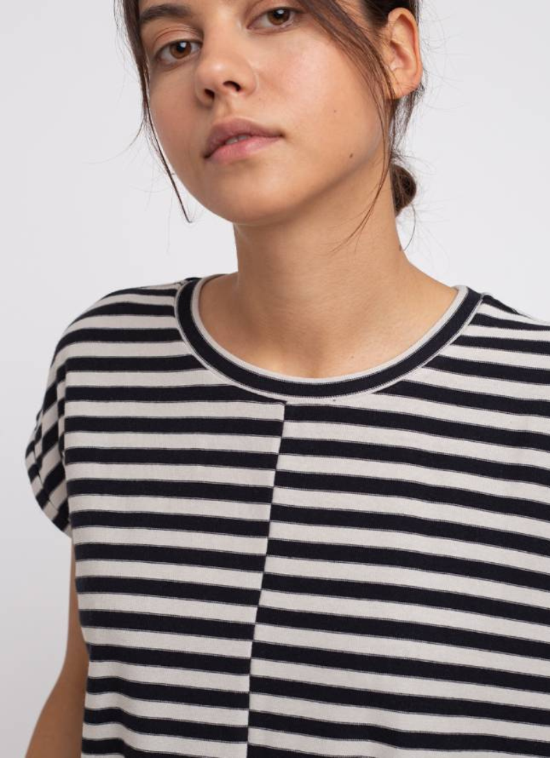 Jarin Knitted Stripe Top