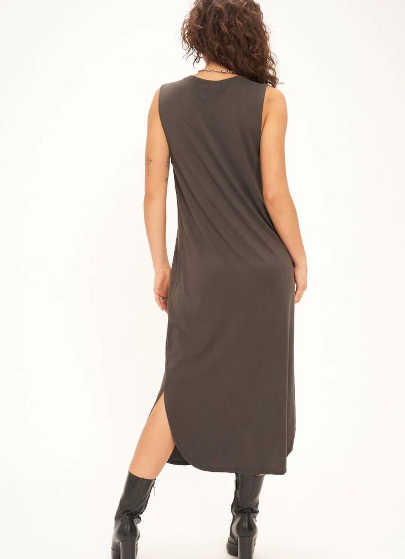 Robe débardeur à imprimé léopard