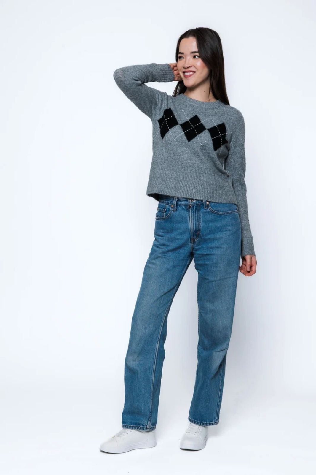 Gigi Argyle Sweater