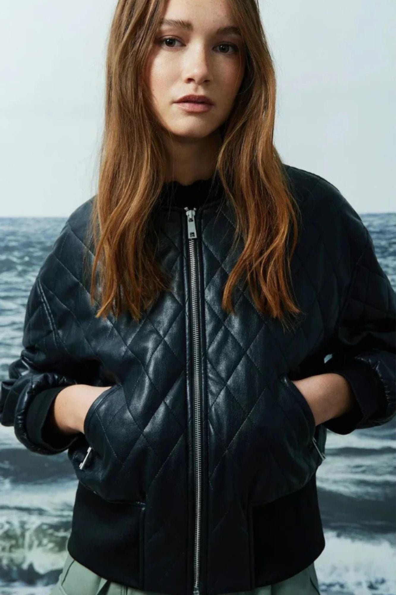 Pia Quilted Leather Jacket