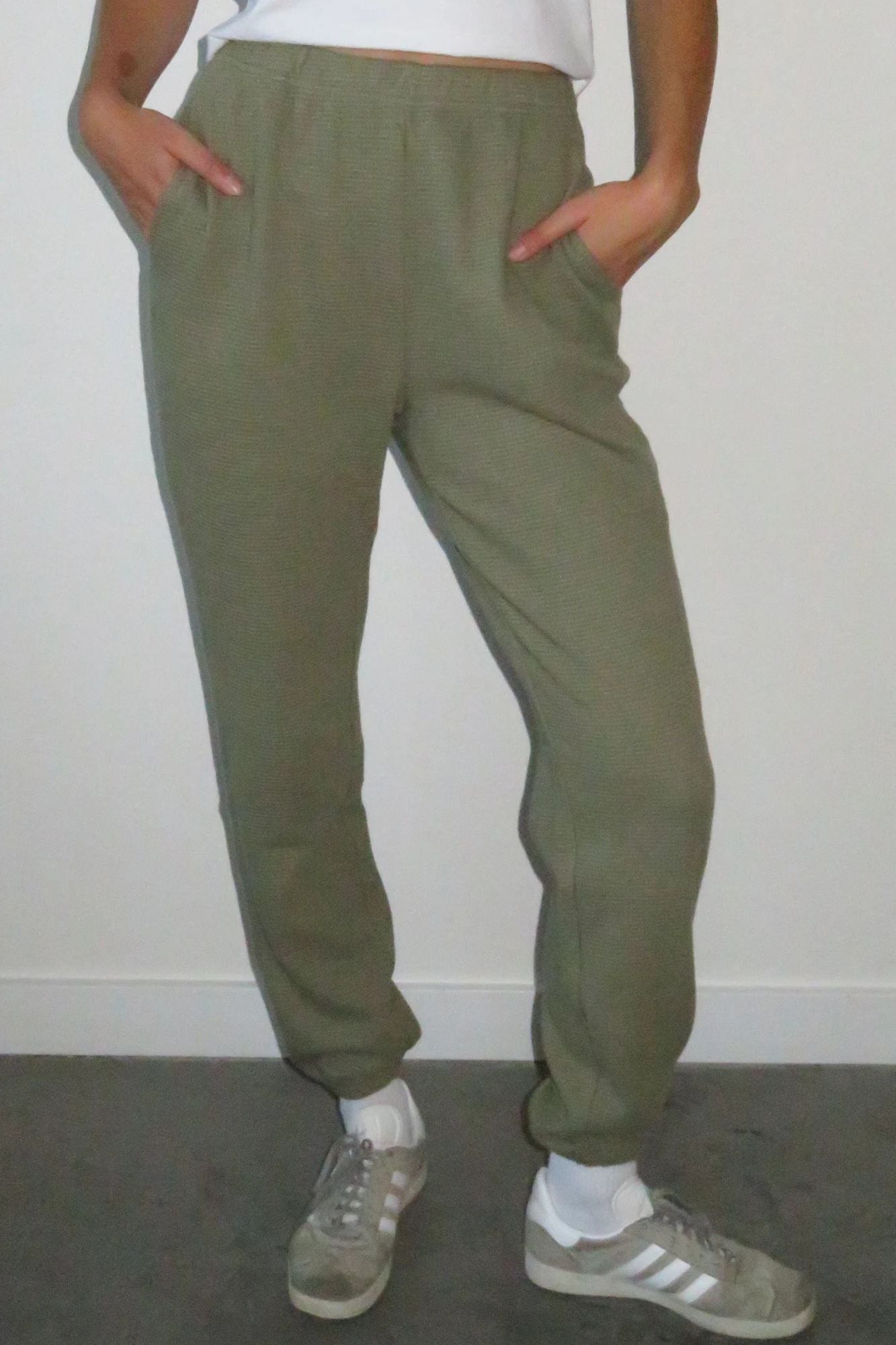 Waffle Knit Best Friend Jogger