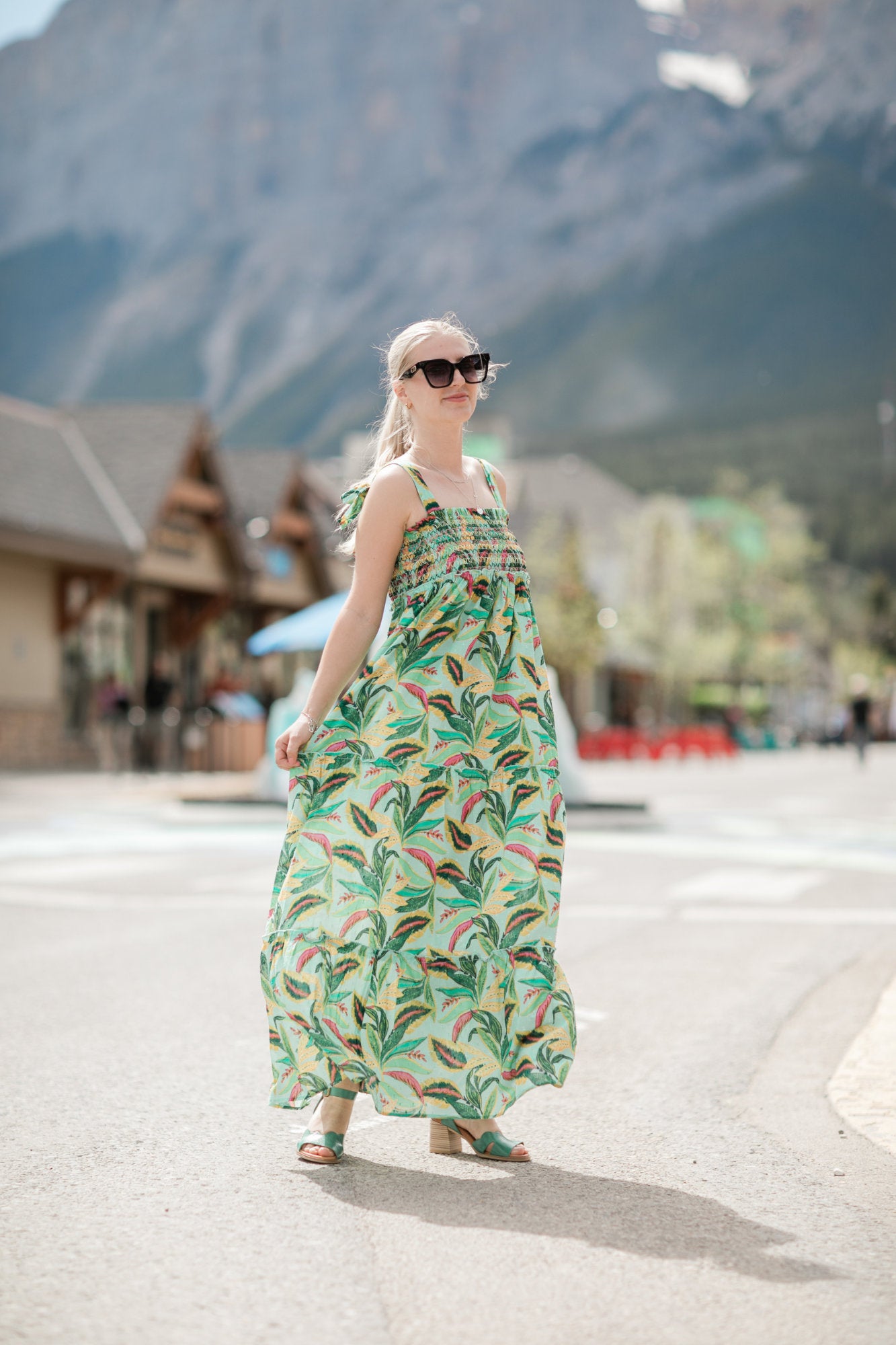 Mint Tropical Dress