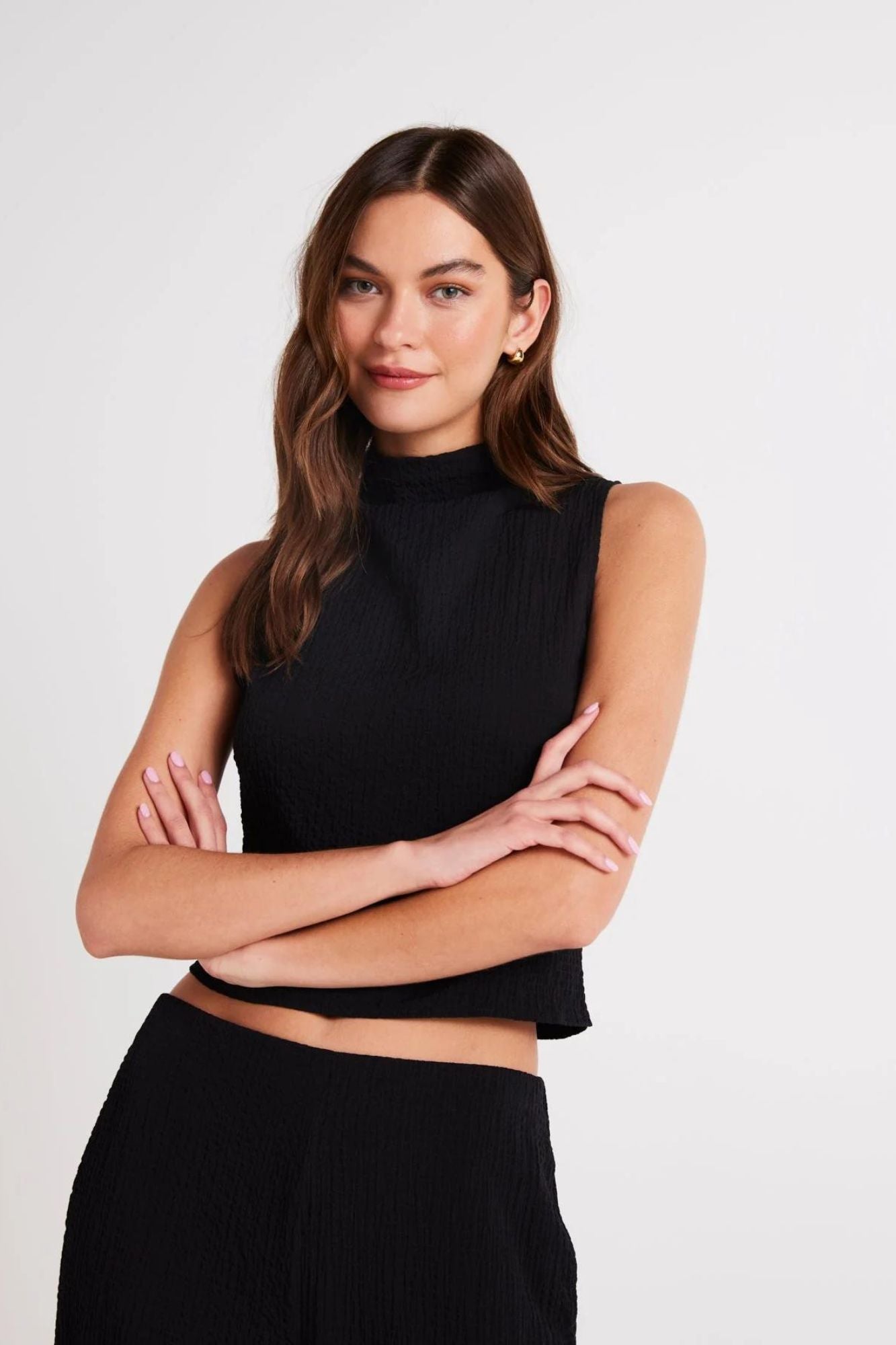 Mock Neck Top
