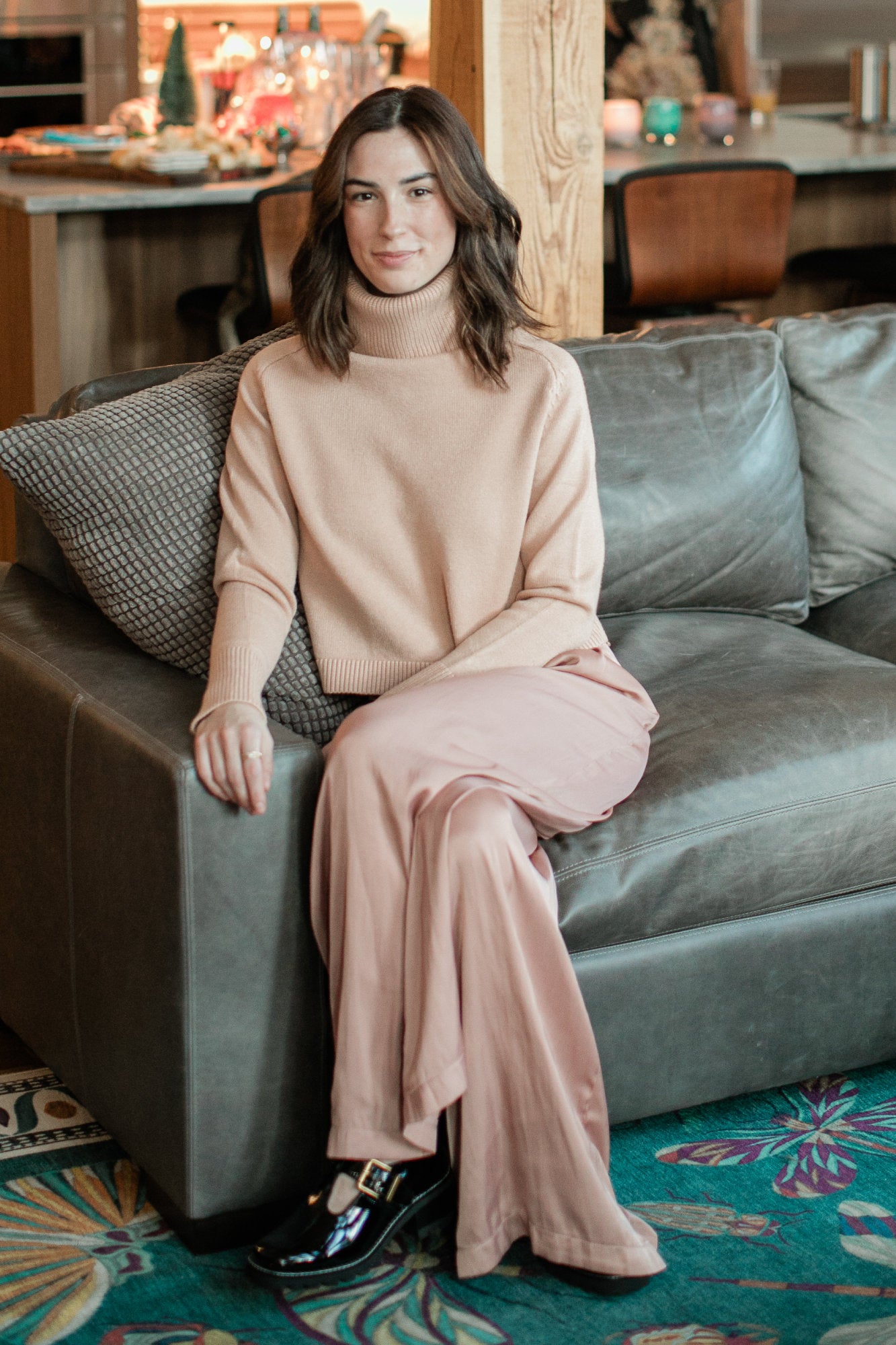 Pull à col roulé des Pouilles