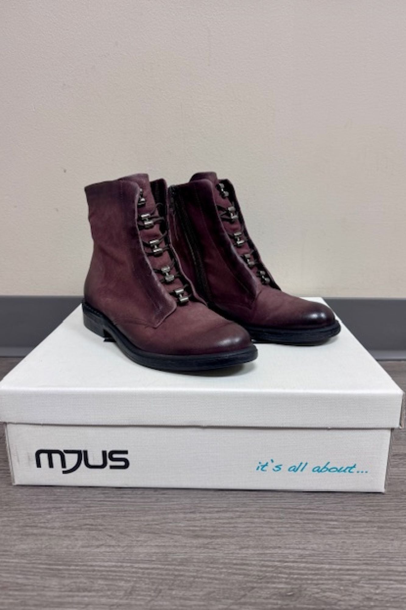 Barred Lace Bootie
