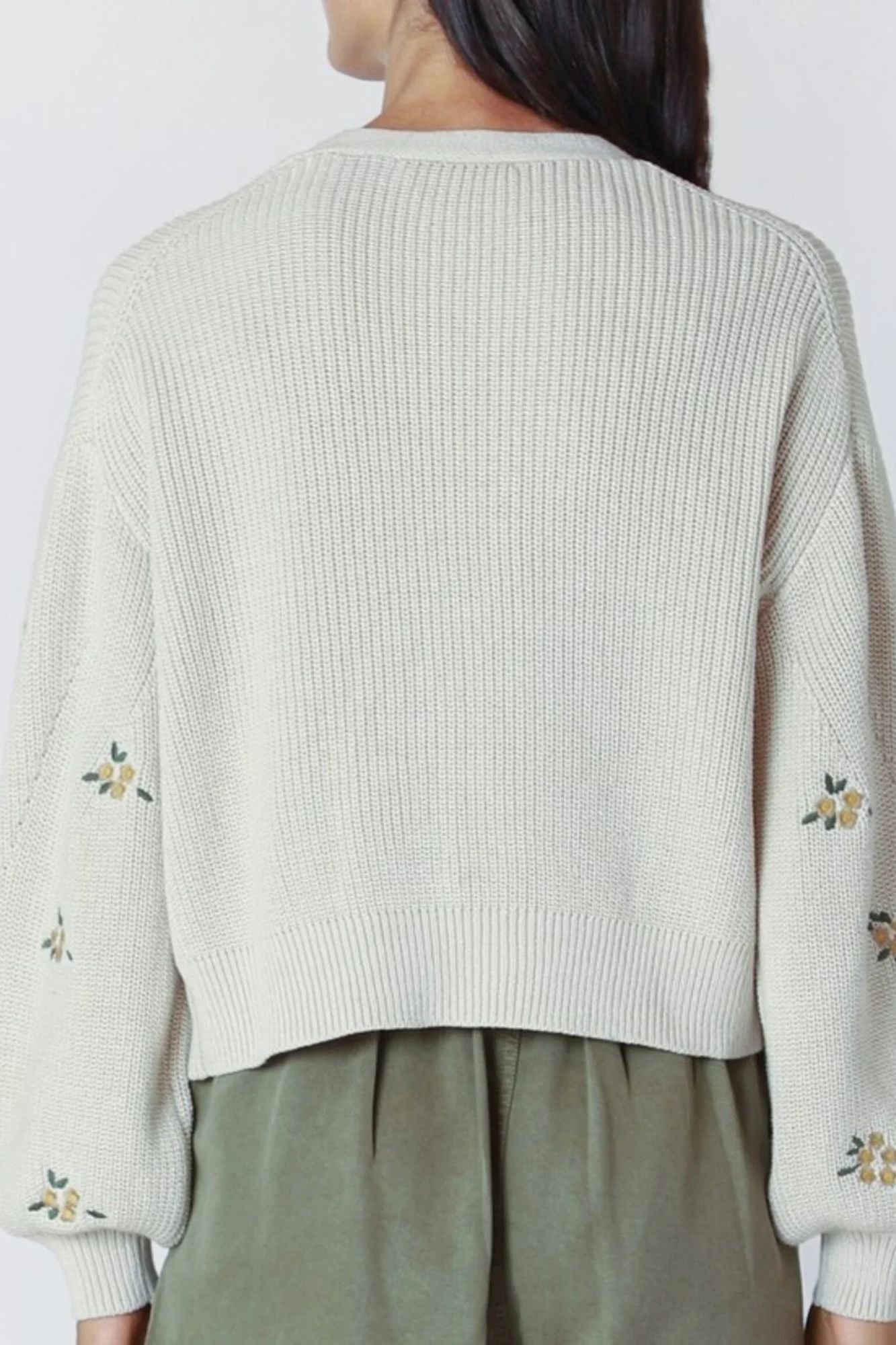 L/S Emdroidered Cardigan