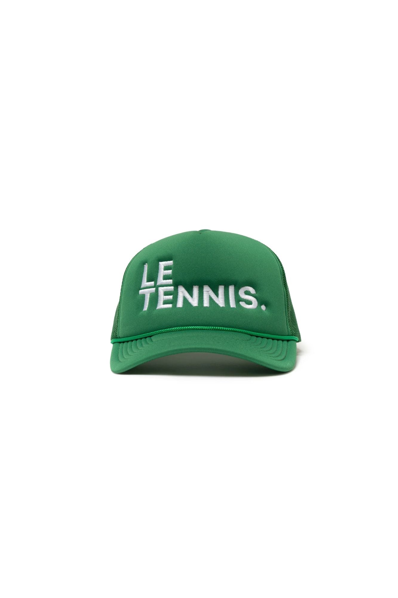 Le Tennis Hat Foam Round Brim Snapback