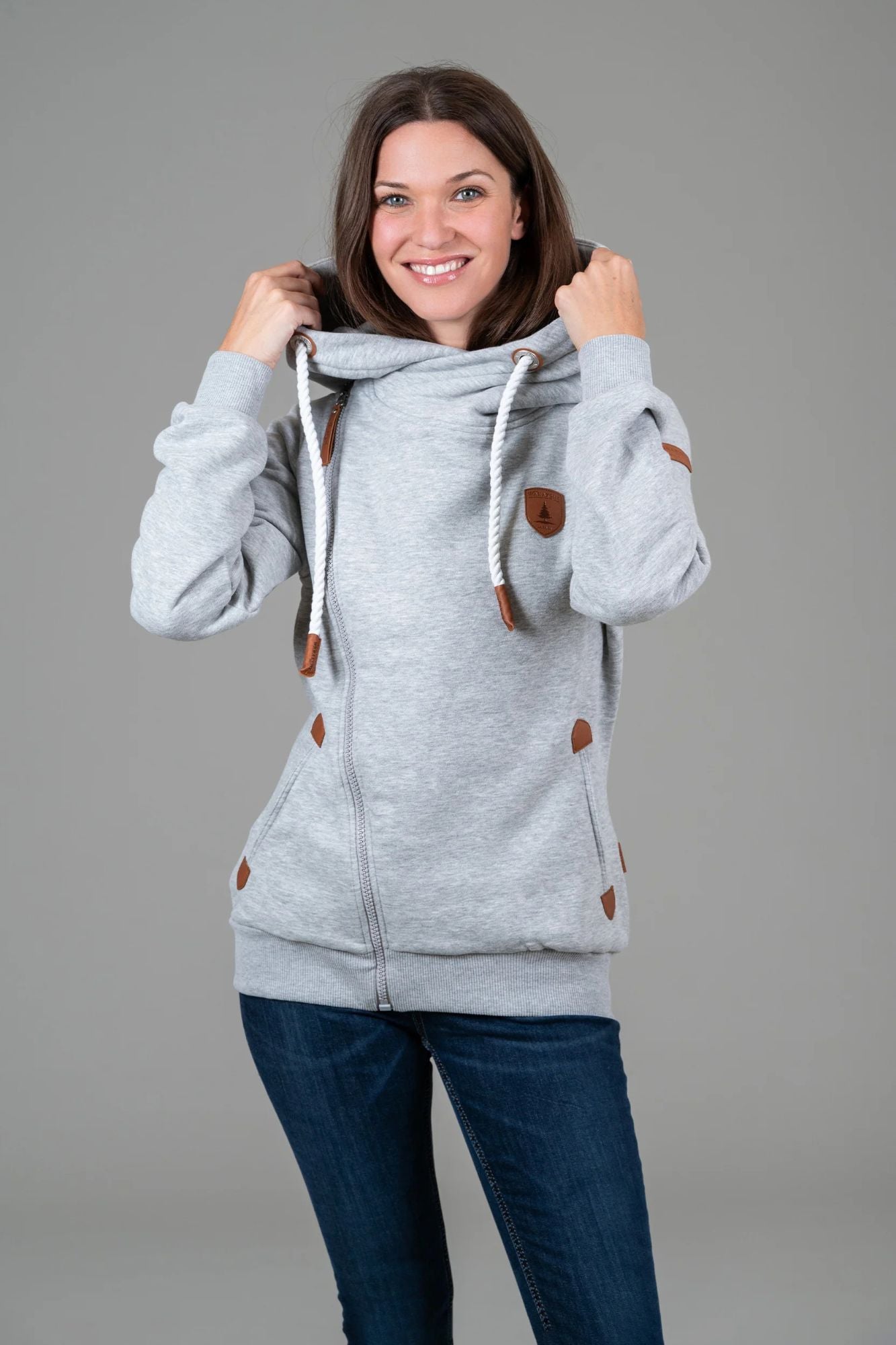 Athena Asymmetric Zip Hoodie