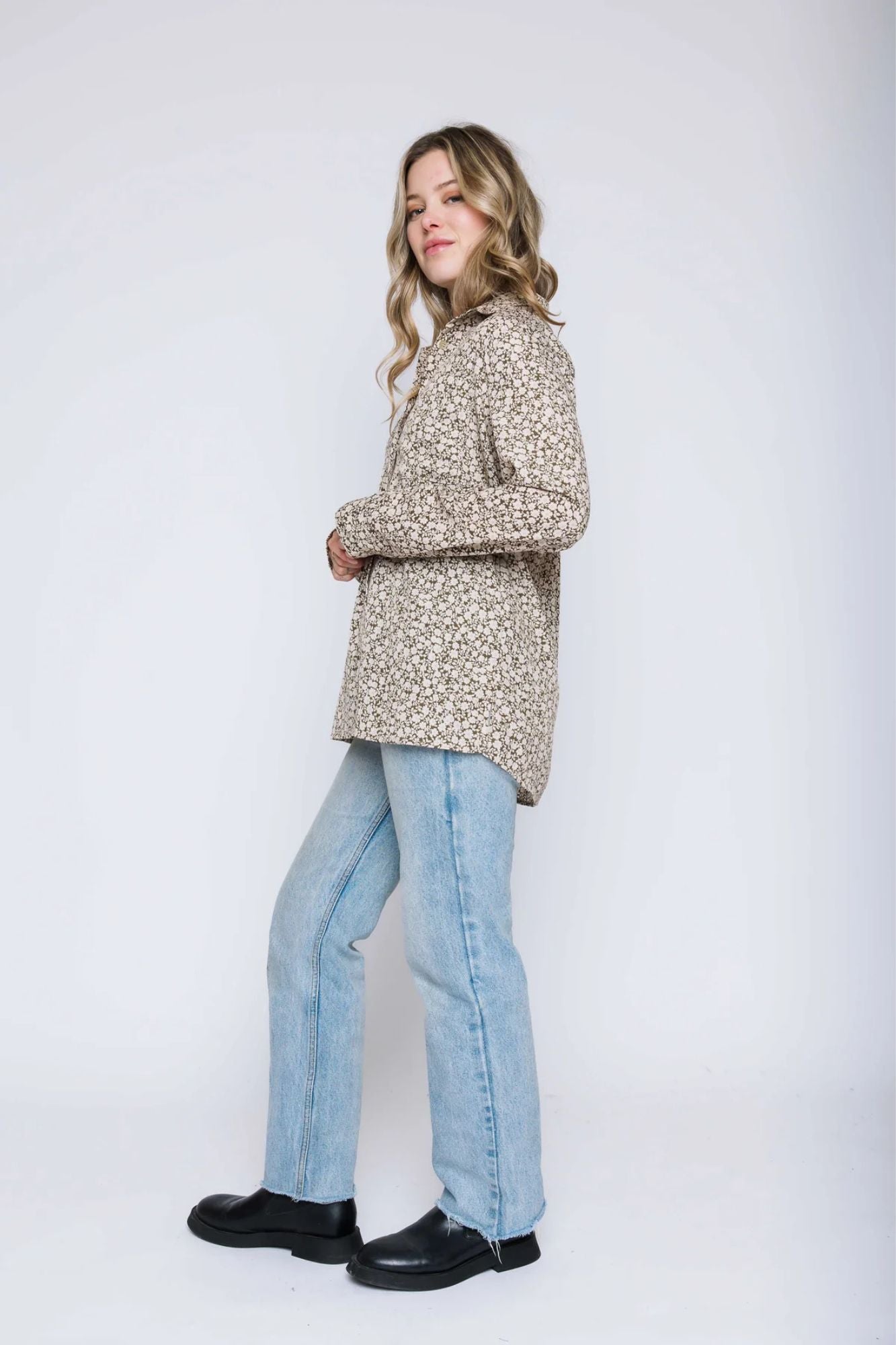 Nora Oversize Button Up