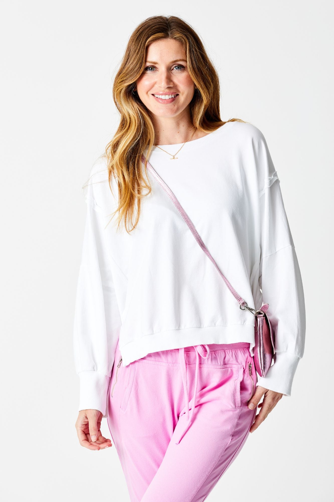 Perugia Sweatshirt With Front Splits