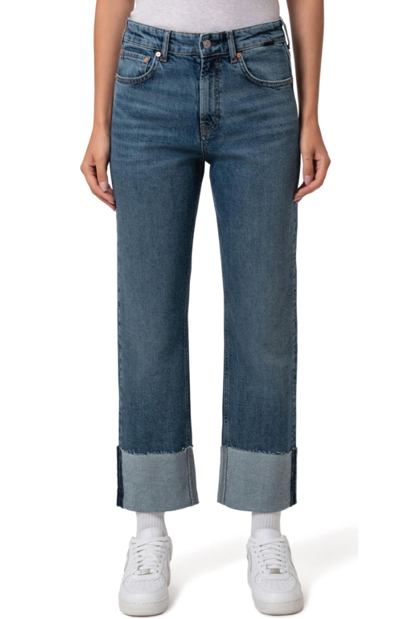 Savannah Cuffed Straight Leg Jean
