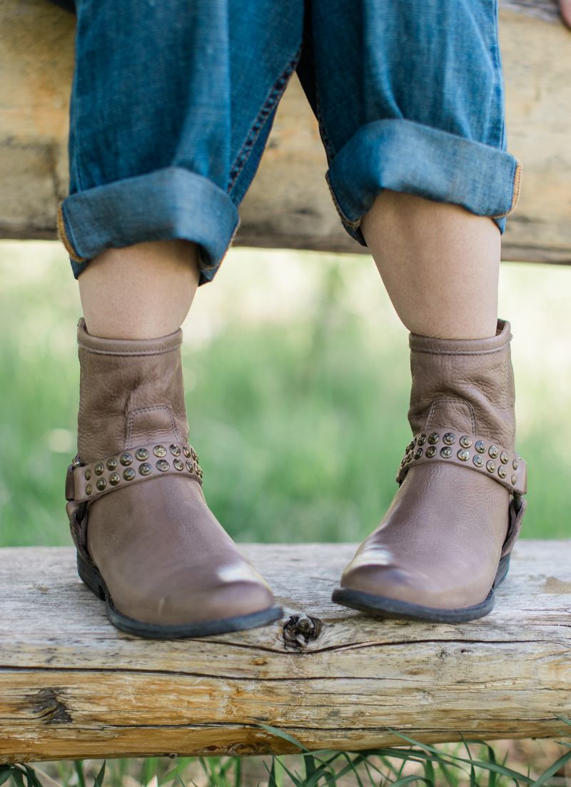 Phillip Studded Harness Boot