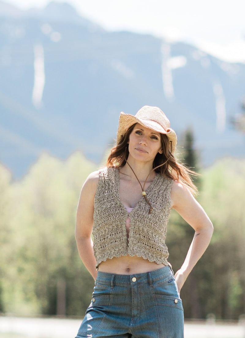 Jaz Pointelle Sweater Vest