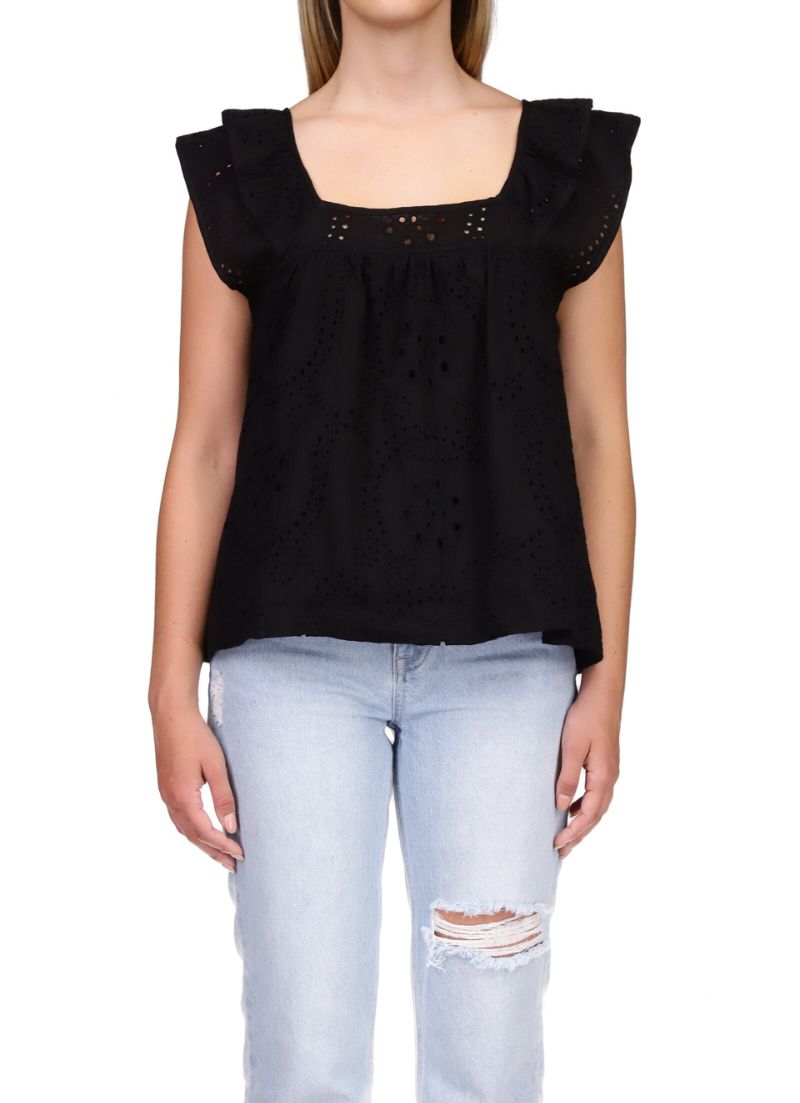 Camisole douce à volants