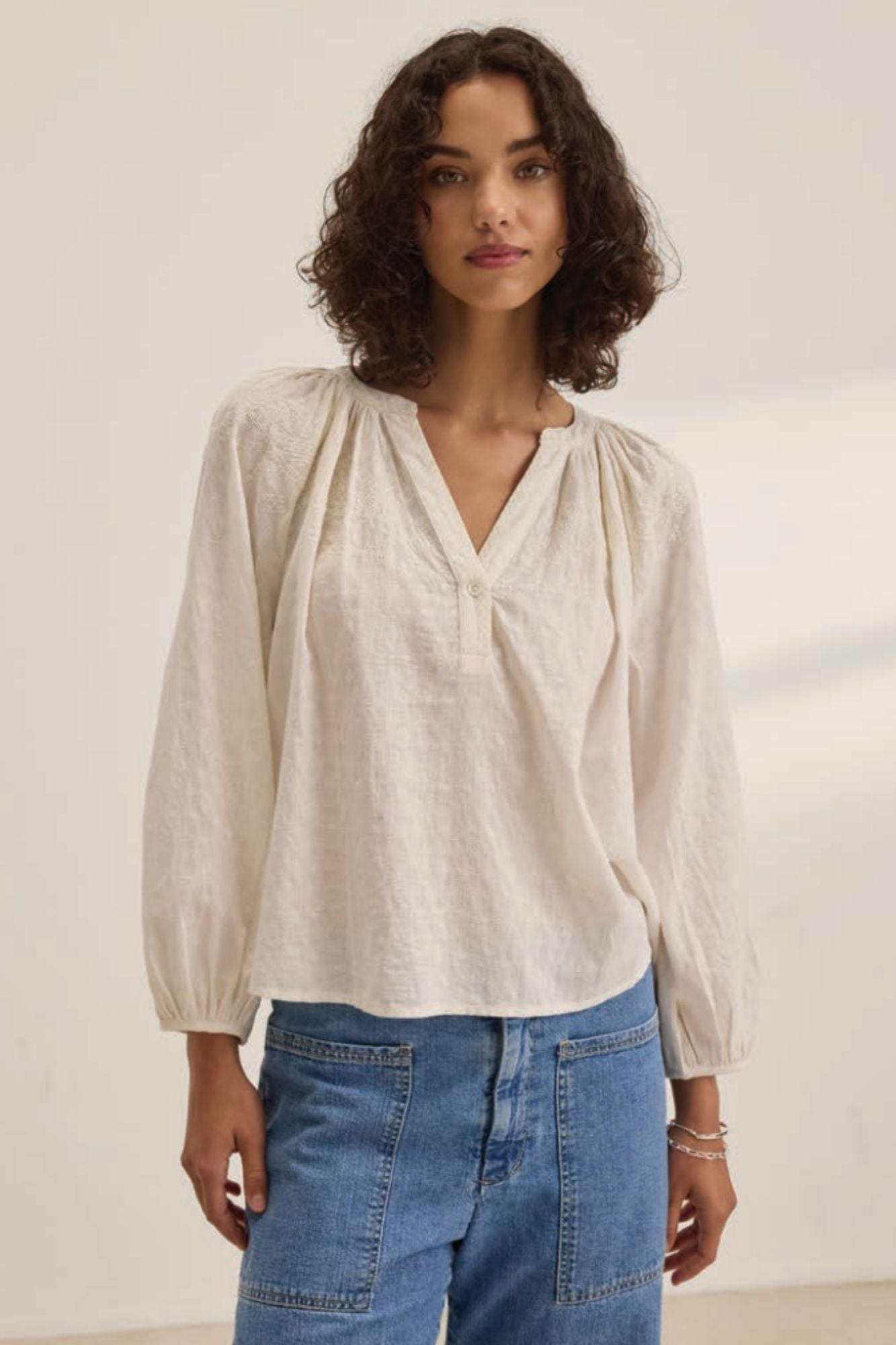 Carina Embroidery Top