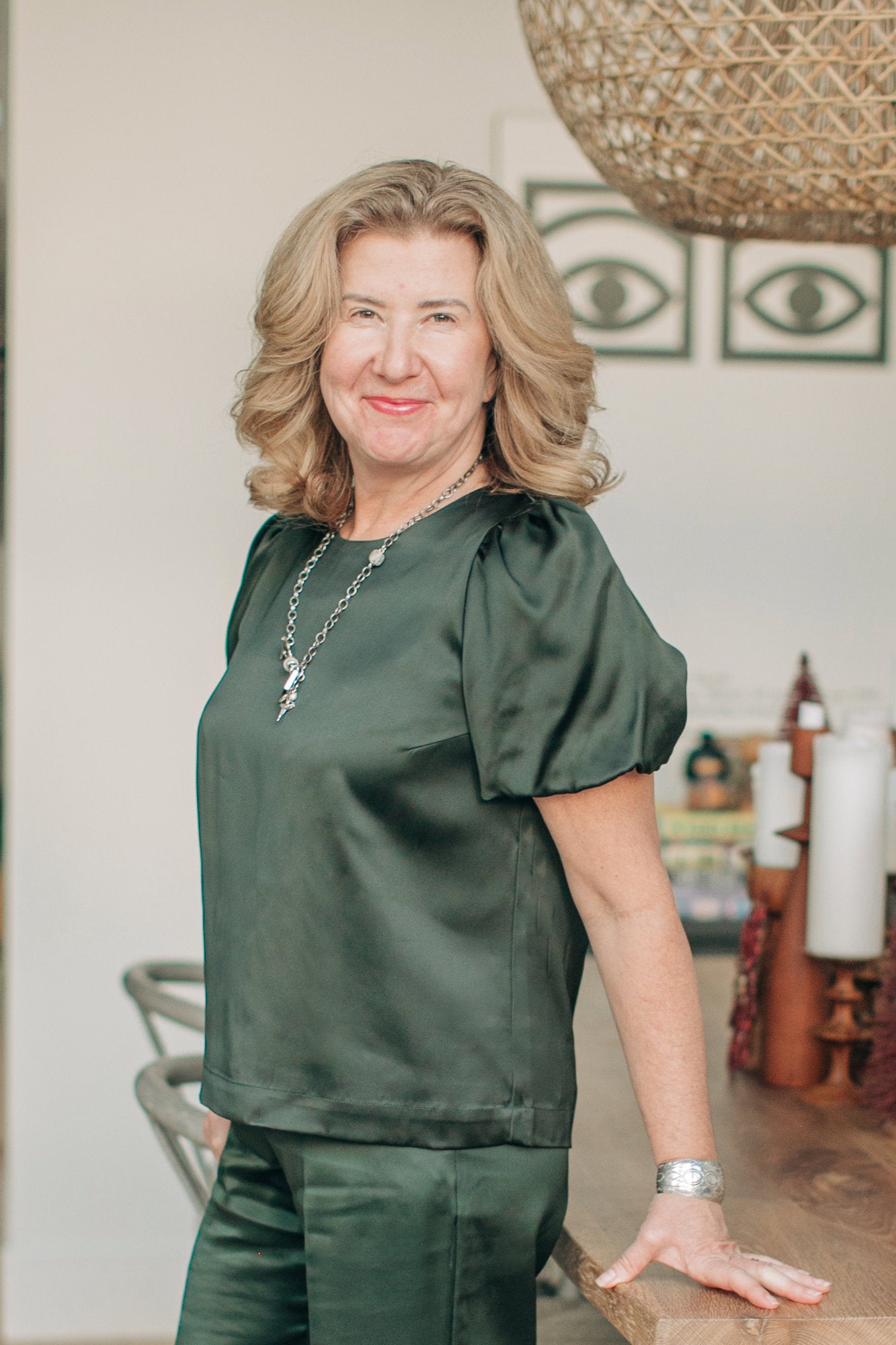 Uria Satin Top