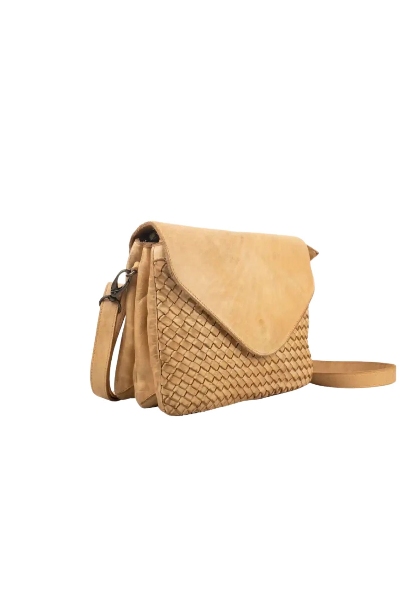 Amelie Woven Leather Crossbody/Clutch