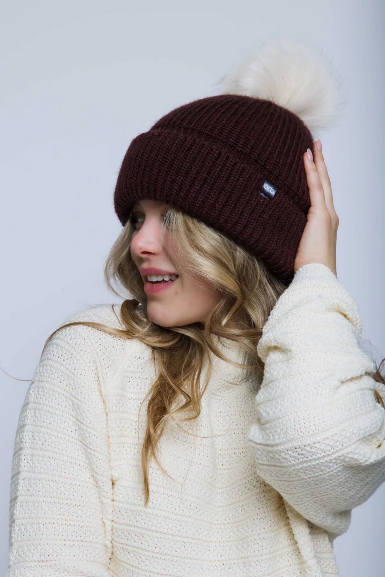 Snowflake Lined Beanie