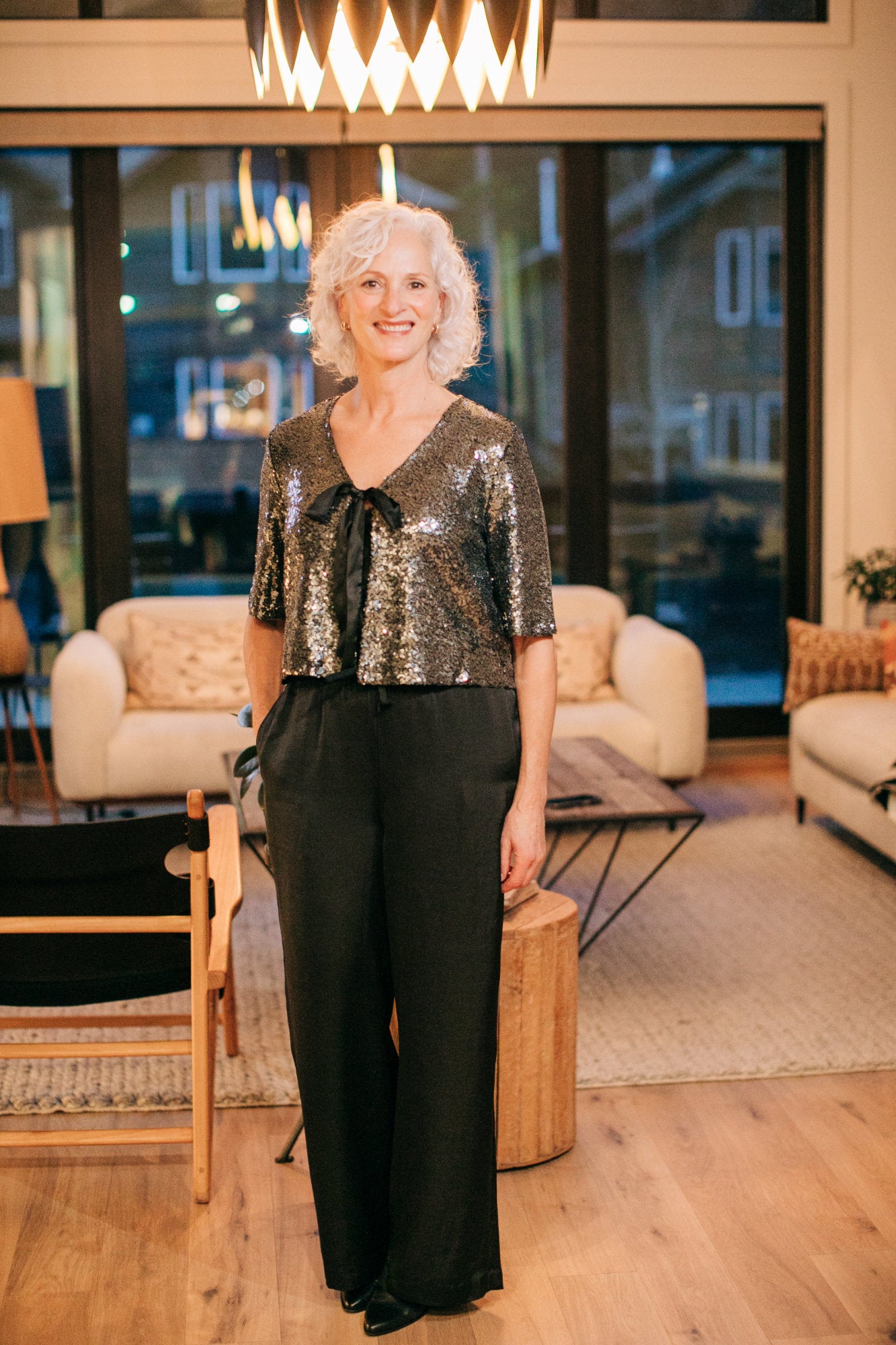 Lau Sequin Cardigan