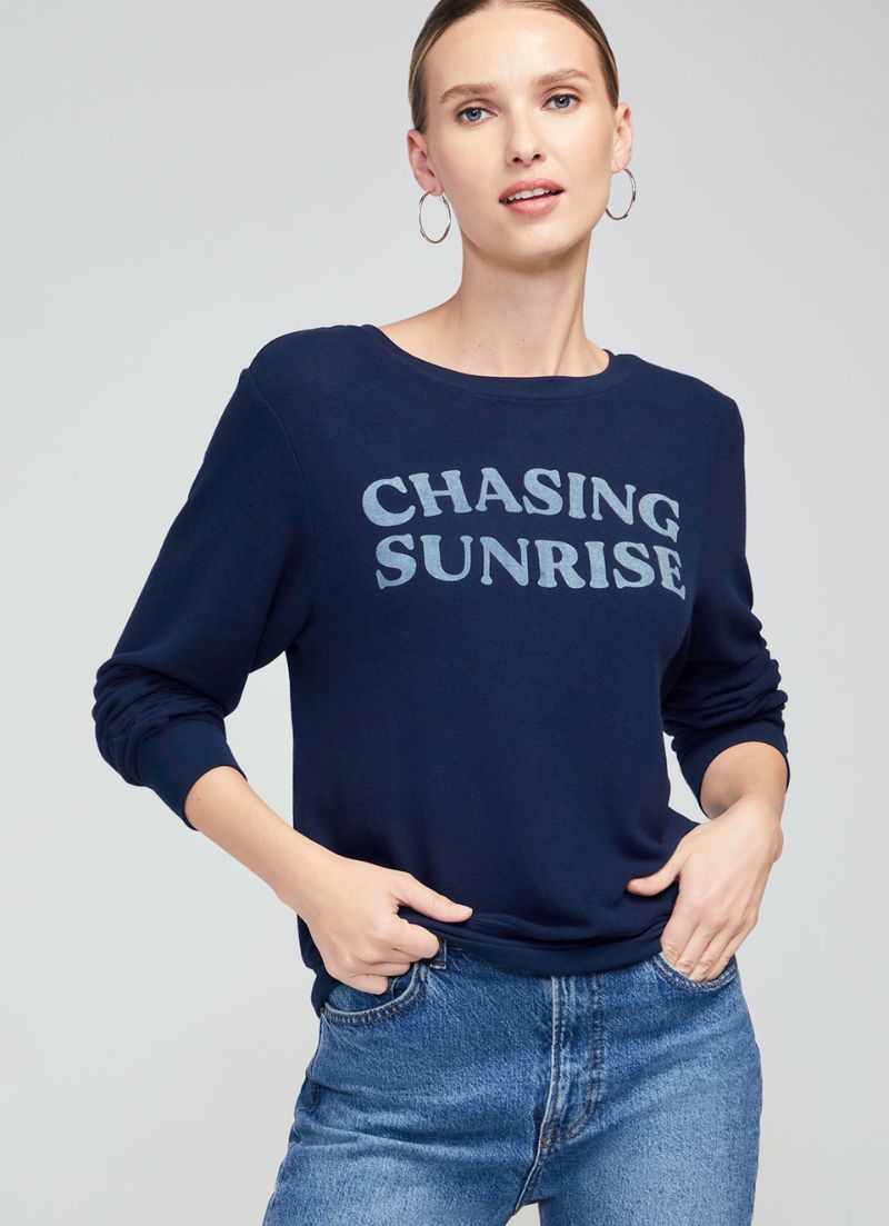 Wildfox - Sweat-shirt Sunrise Chaser