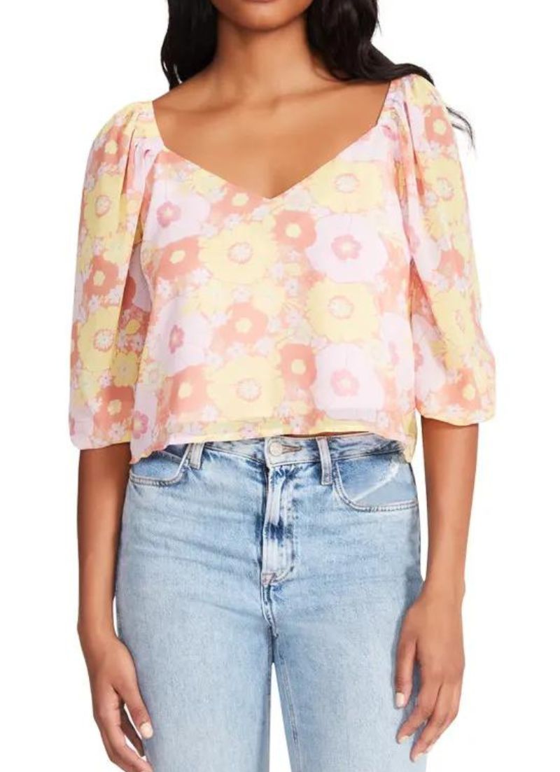 Stevie Puffy Sleeves Blouse