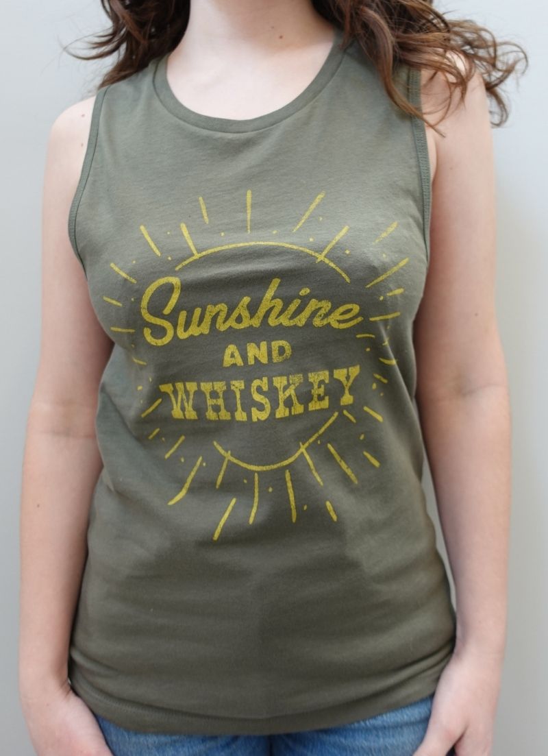 Sunshine & Whiskey Muscle Tank