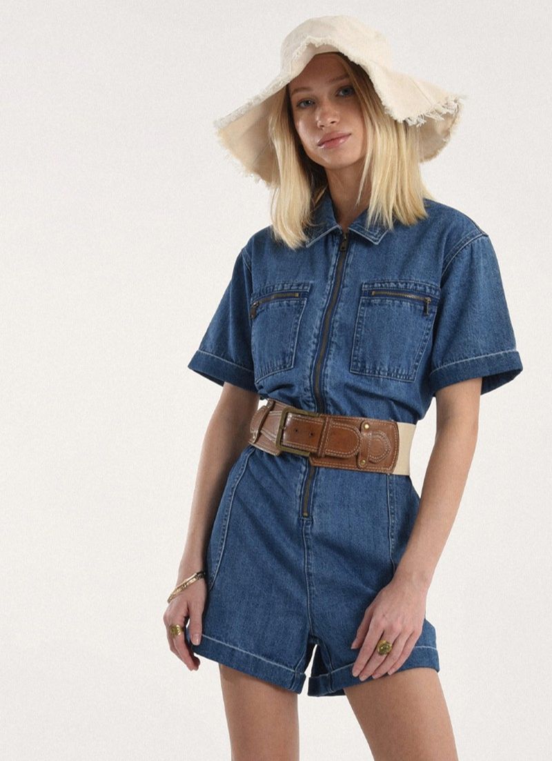 Kiera Denim Romper