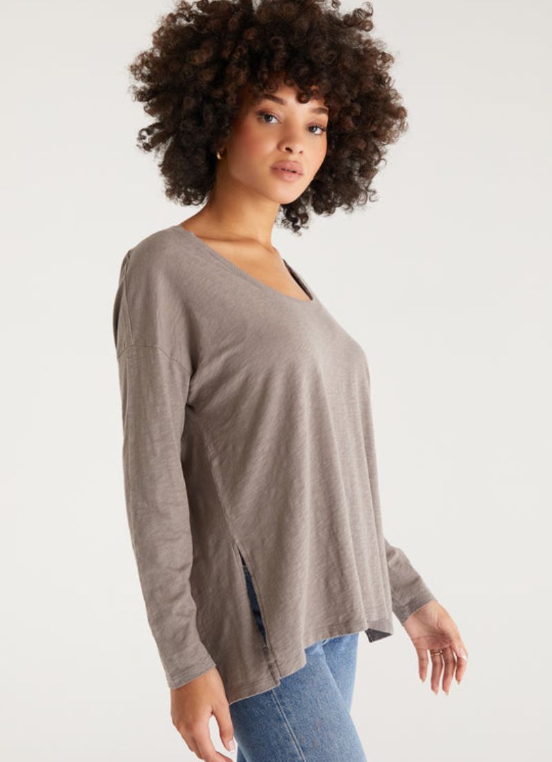 Farren Long Sleeve Slub Tee