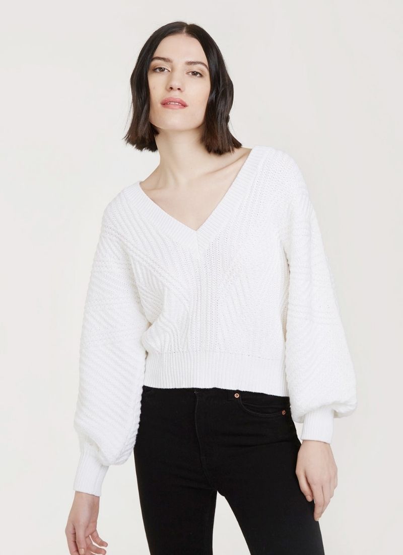 Fancy Stitch Oversize Sweater