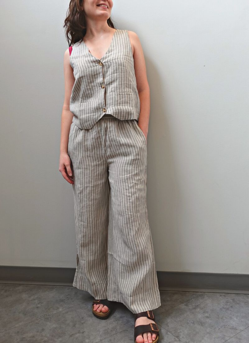 Shae Stripe Vest