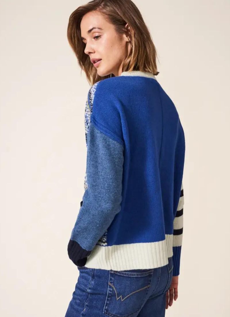 White Stuff - Fairisle Stripe Sweater
