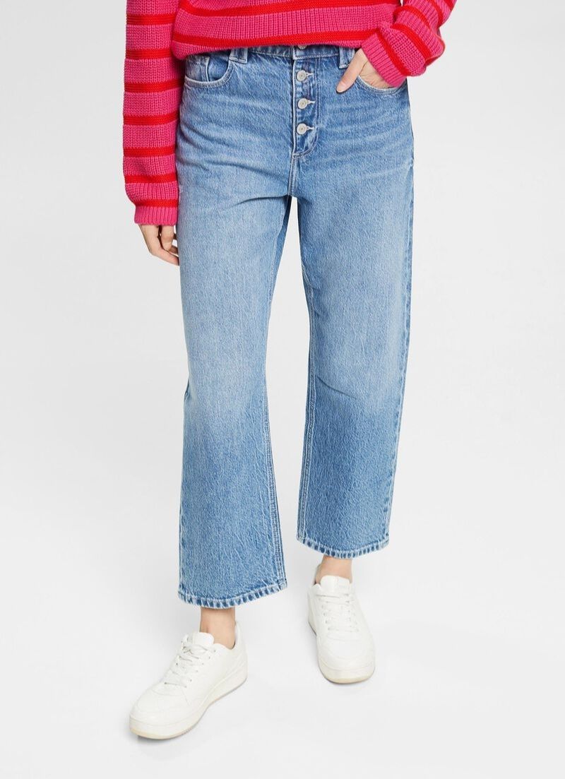 Dad Fit Straight Jeans
