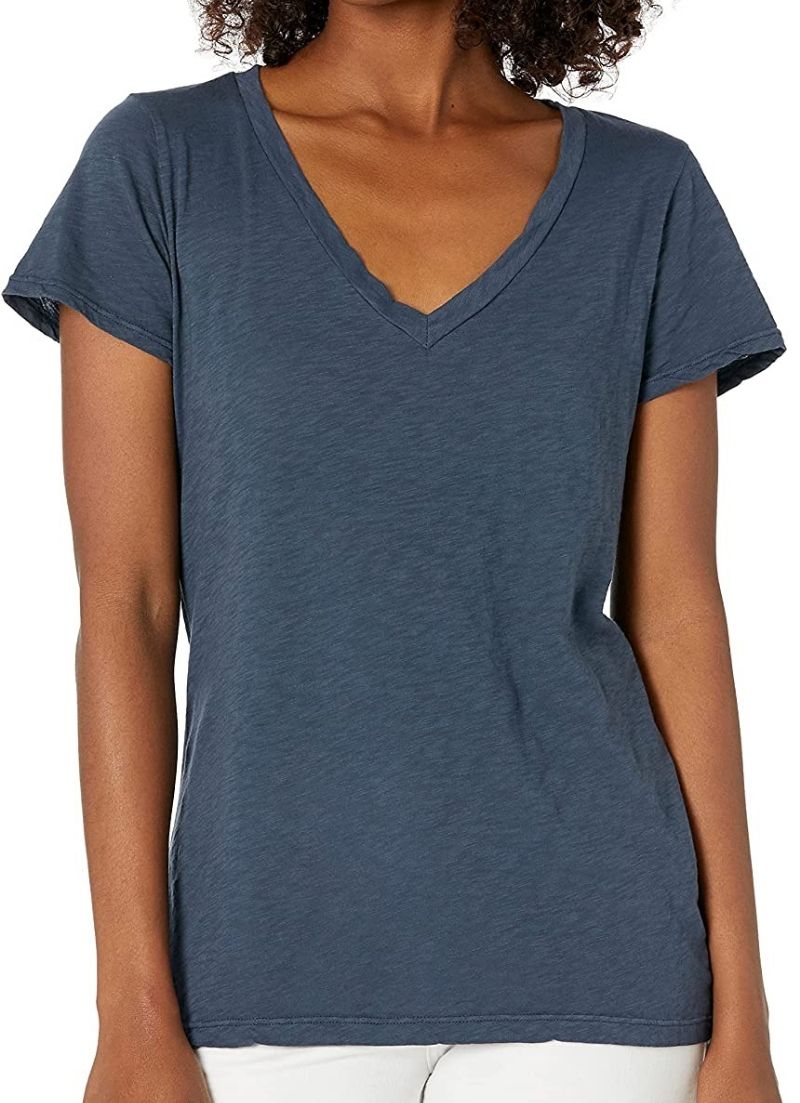 Lilith Slub V-Neck Tee