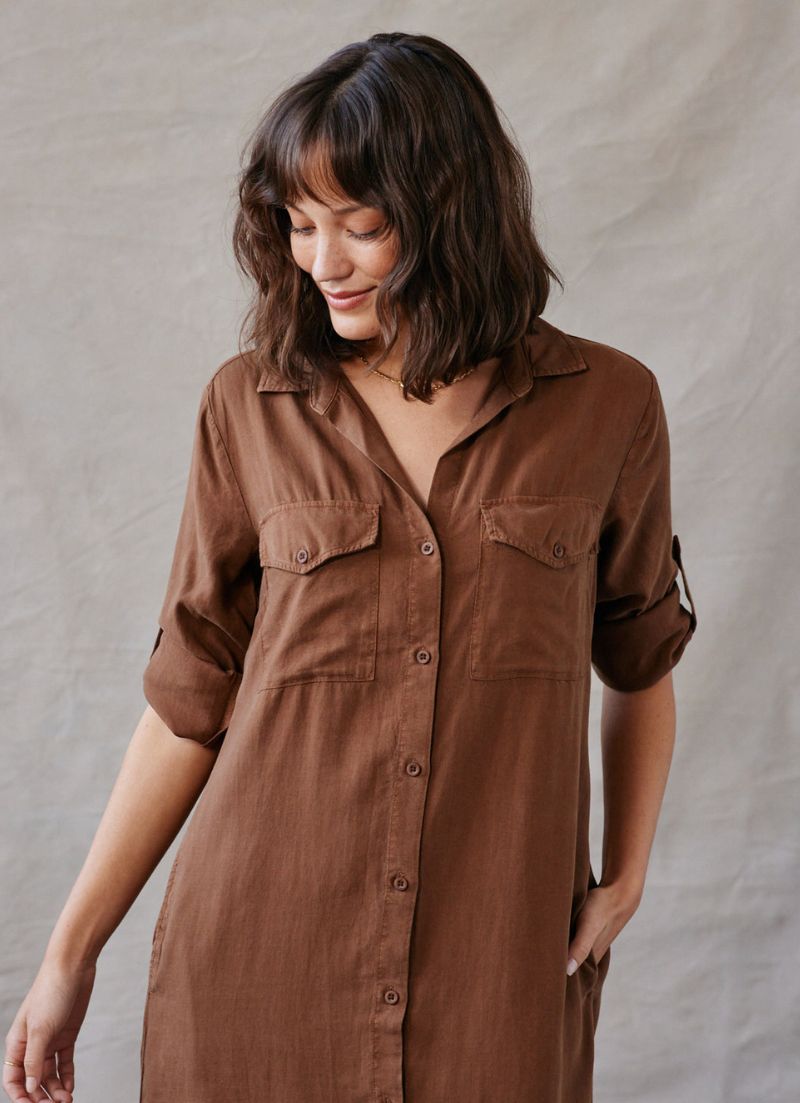 Bella Dahl - Robe chemise longue