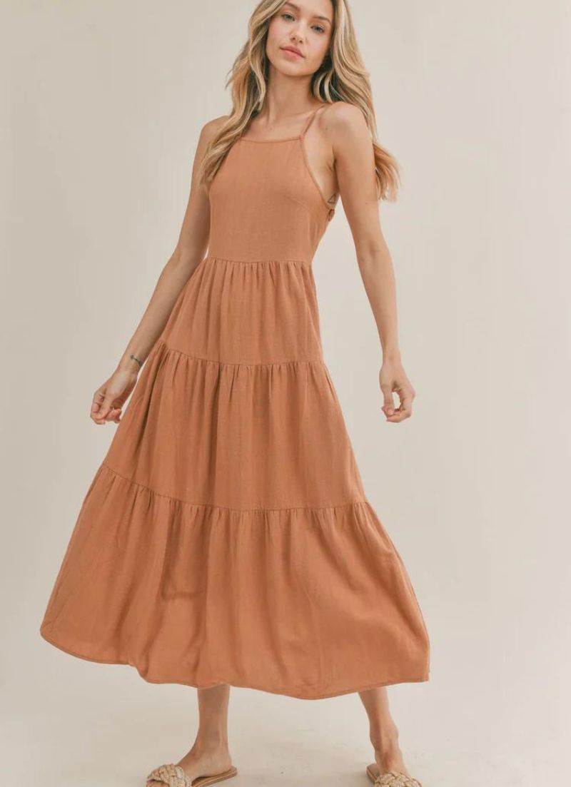 Out West Tiered Maxi Dress