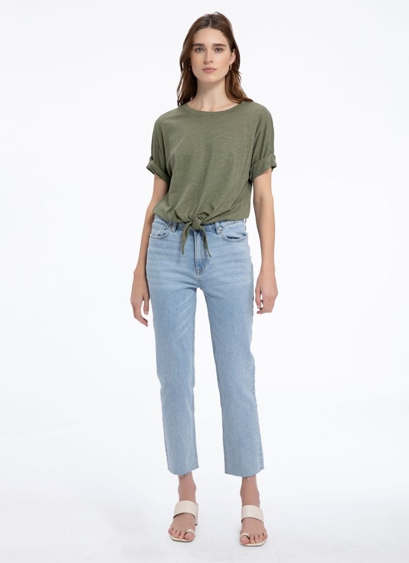 All Day Tie Tee