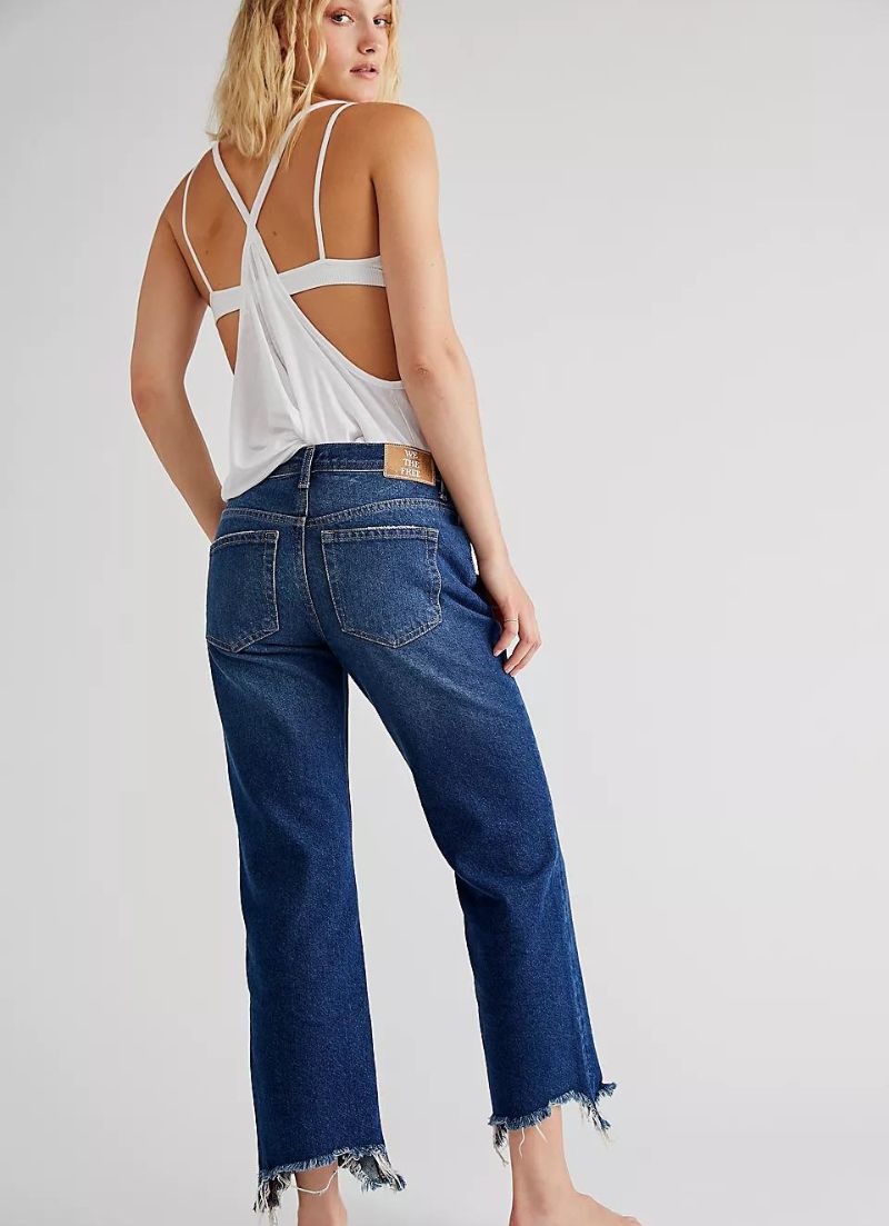 Maggie Mid Rise Straight Jean