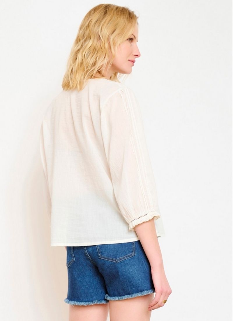MKT - Hyanise Pintuck Blouse