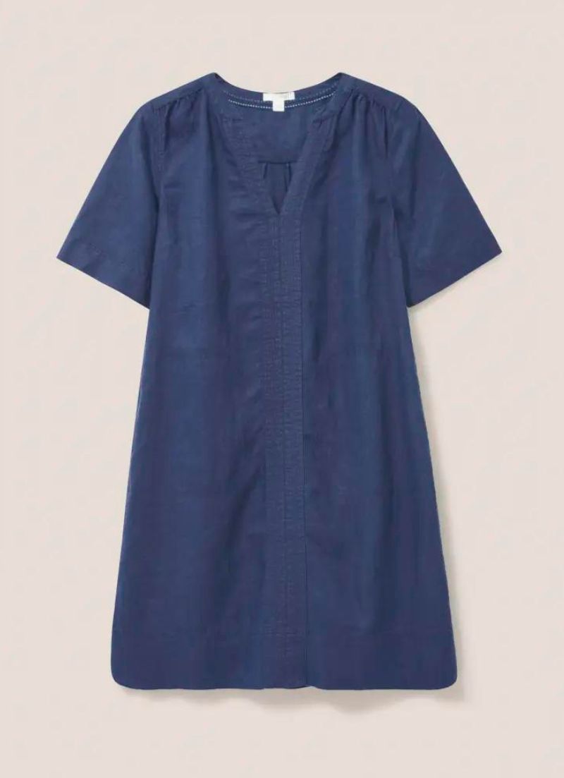 June Linen Shift Dress