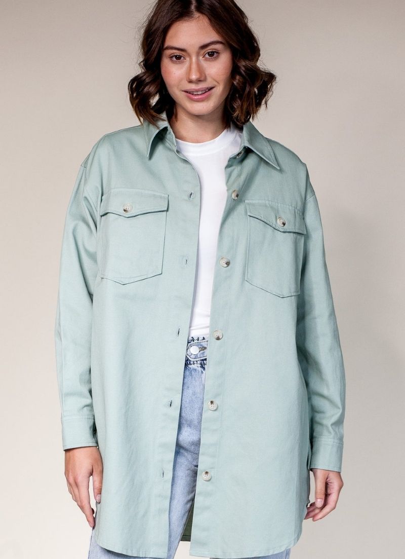 Twill & Shack Shacket
