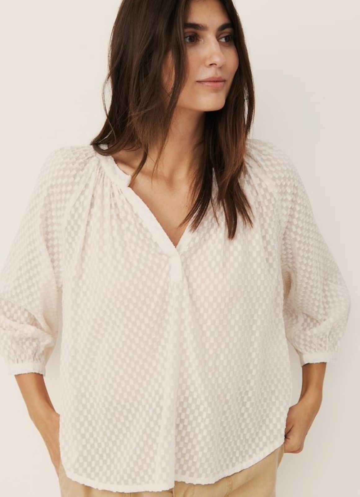 Part Two - Erdonae Blouse Eggnog