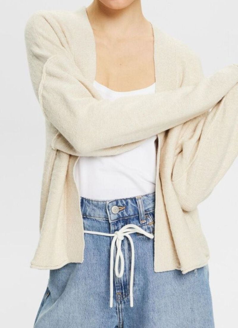 Esprit - Linen Sweater Cardigan