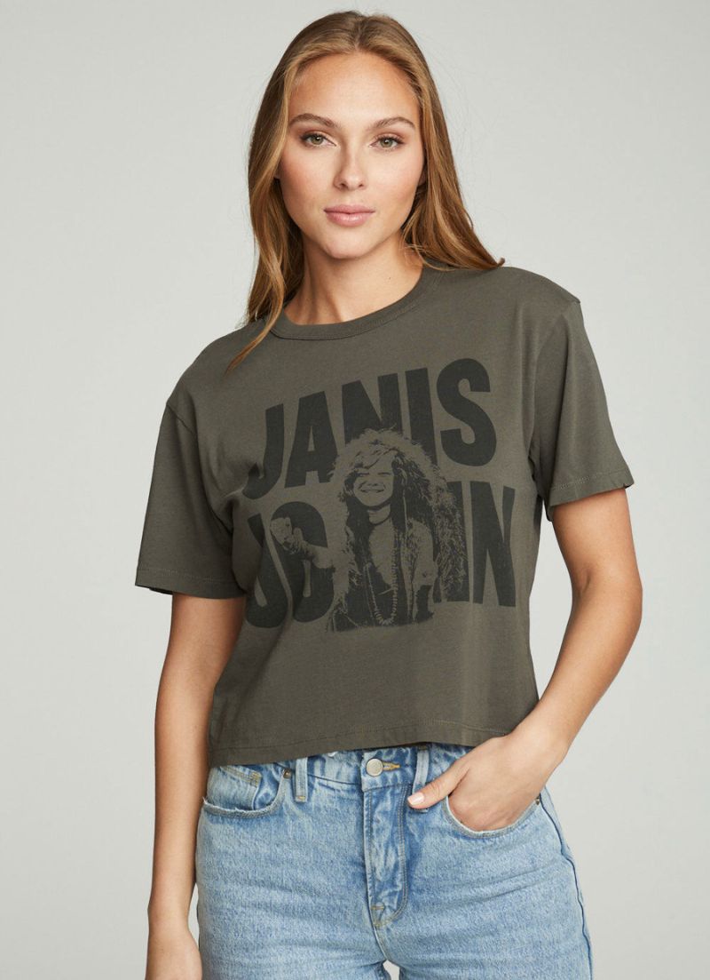 T-shirt carré Janis Joplin