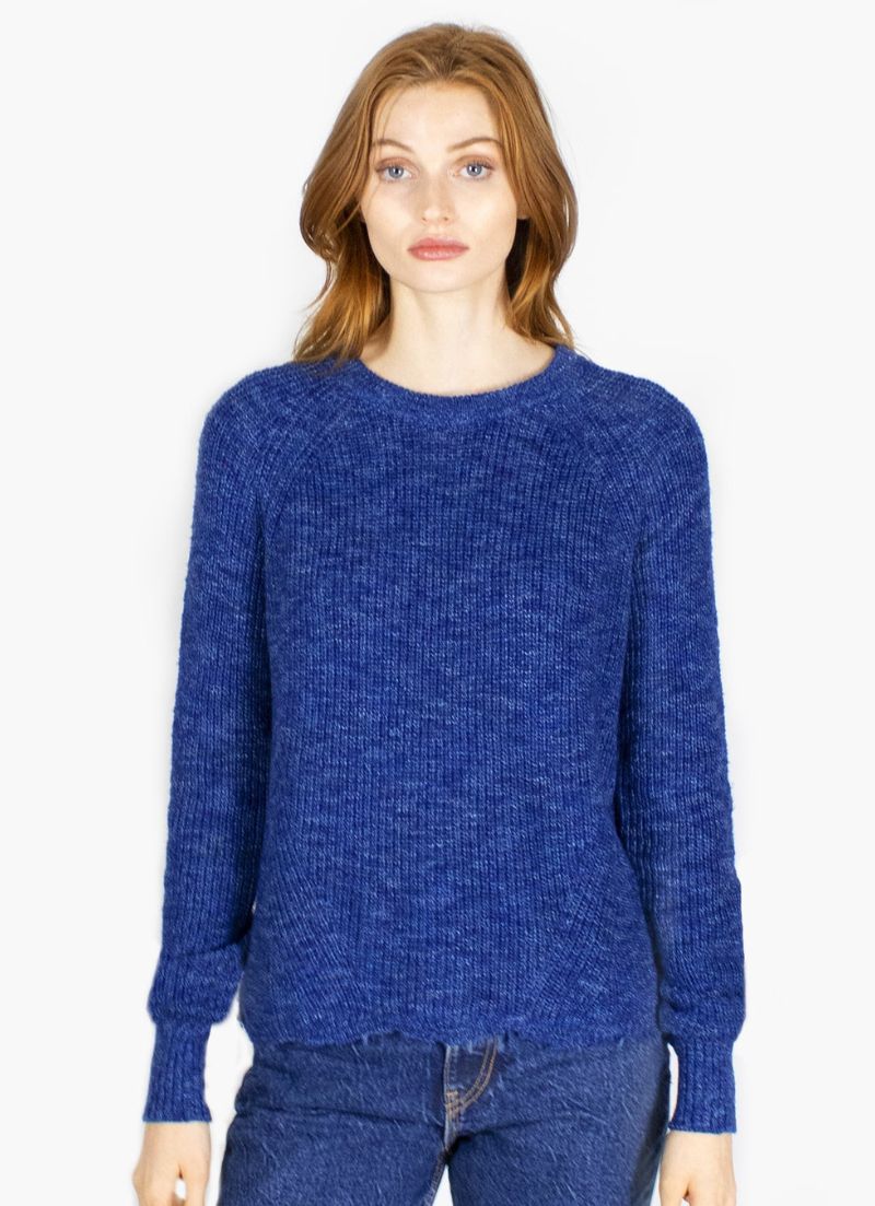 Autumn Cashmere - Tweed Scallop Sweater