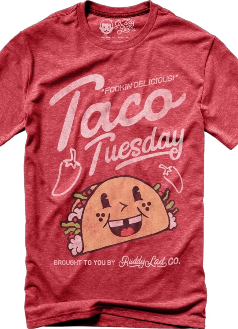 Ruddy Lad - T-shirt Taco mardi