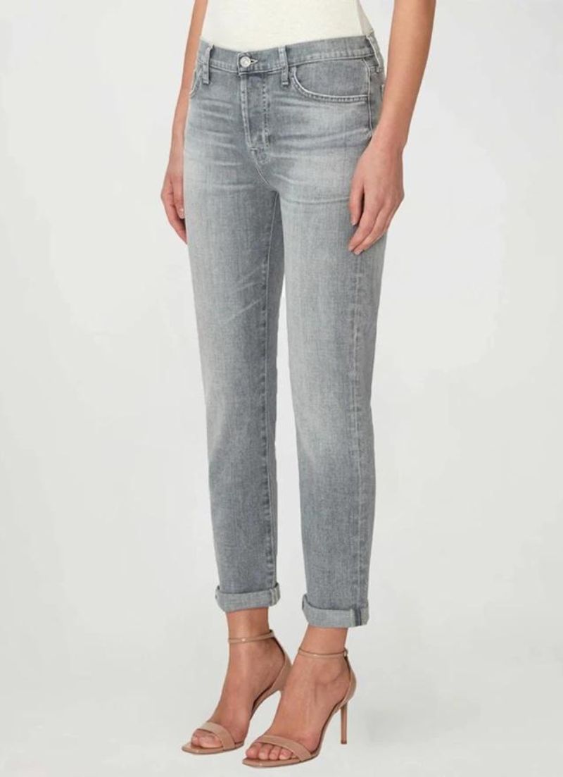 Josefina Boyfriend Jean | Bergamot Grey