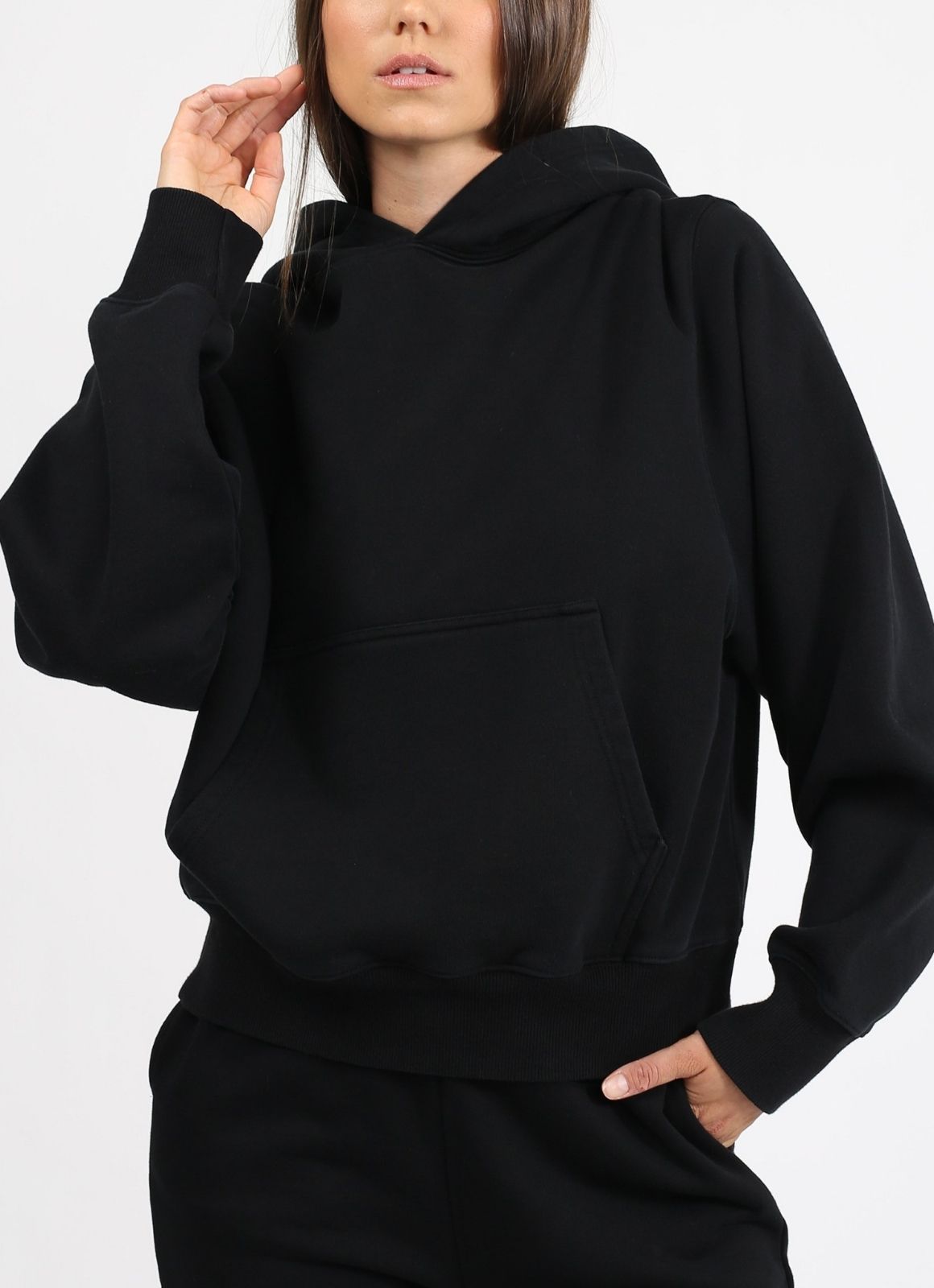 Brunette The Label - Best Friend Hoodie BLACK