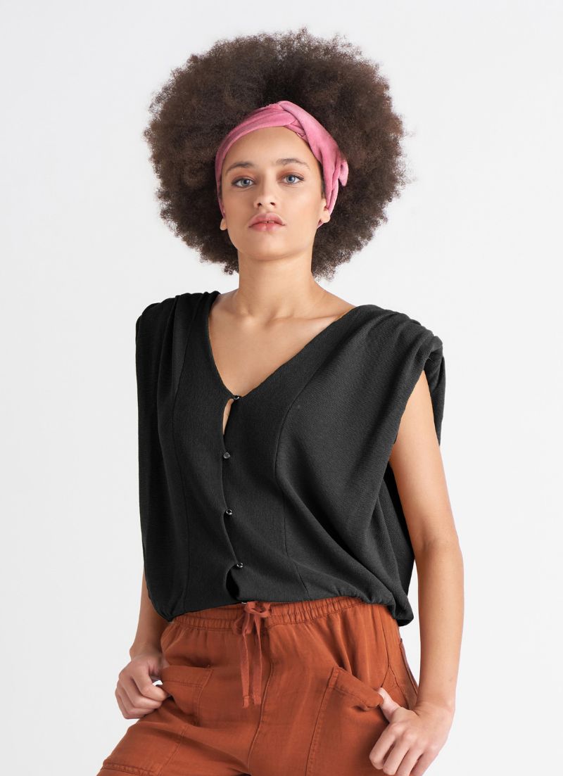 Dex - Shoulder Pad Top
